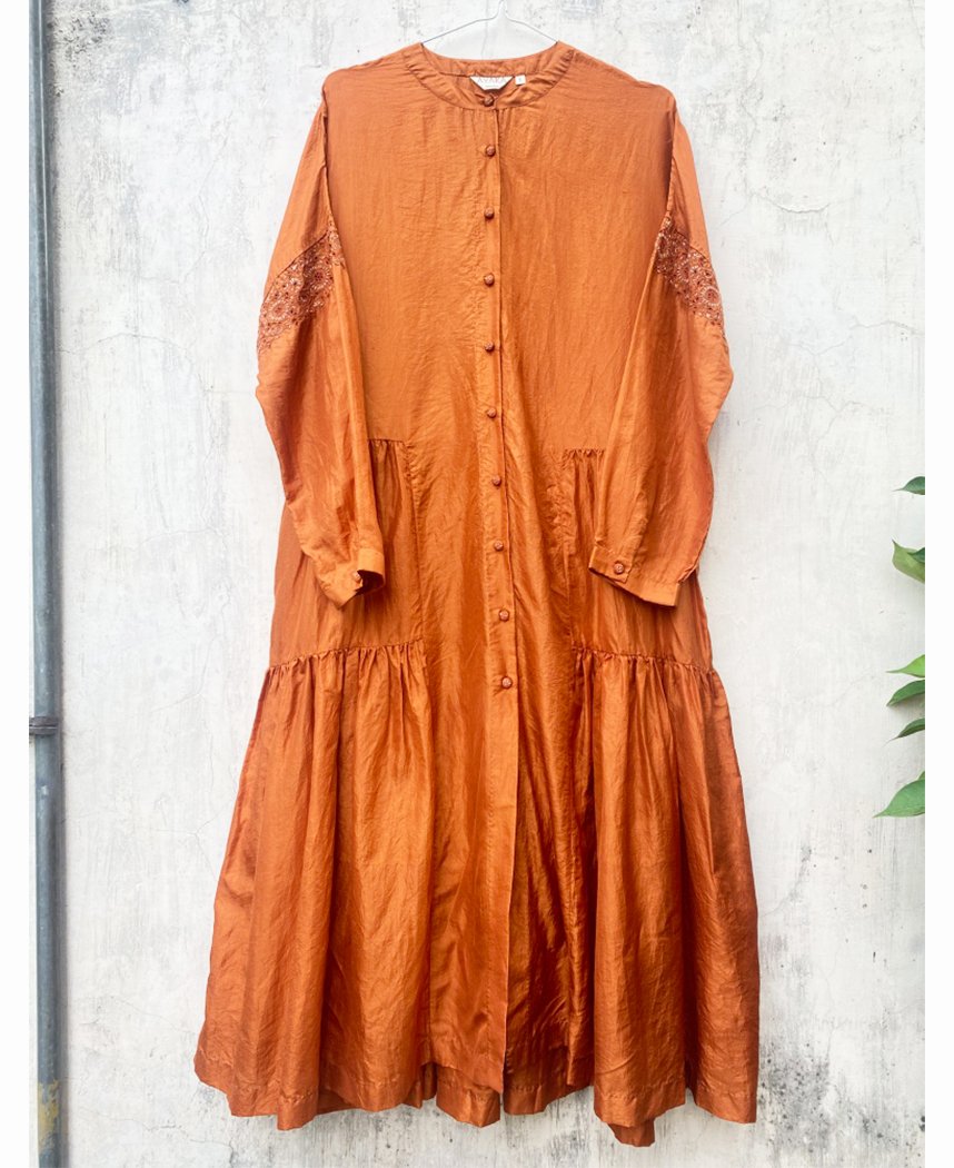 Mila Dress - Rust