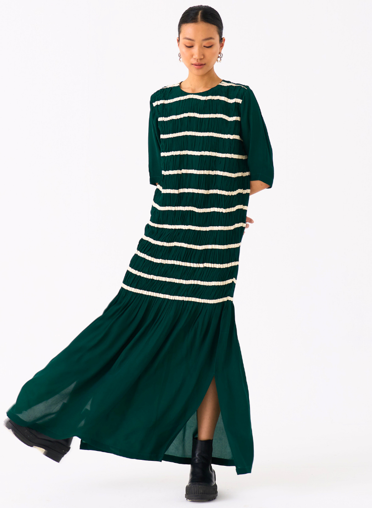 Shirring-Dress-Dark-Green-F.png