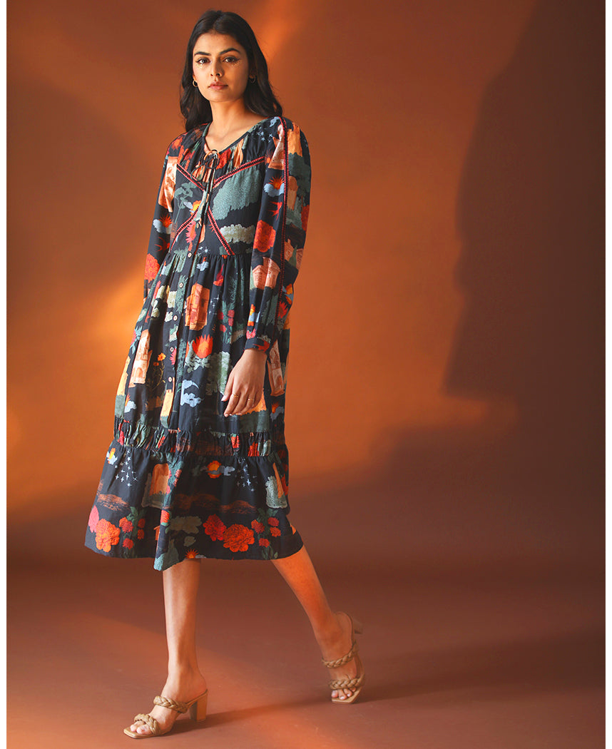 Ladies Western Midi Dress at Best Price in Surat  Navya Fashion